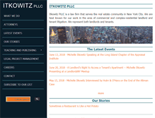 Tablet Screenshot of itkowitz.com